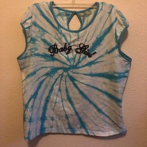 Crest jeans Vintage tie dye Babygirl tee